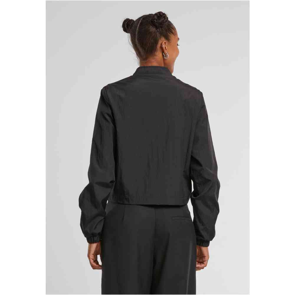 Urban Classics - Short Crinkle Nylon Veste - Noir